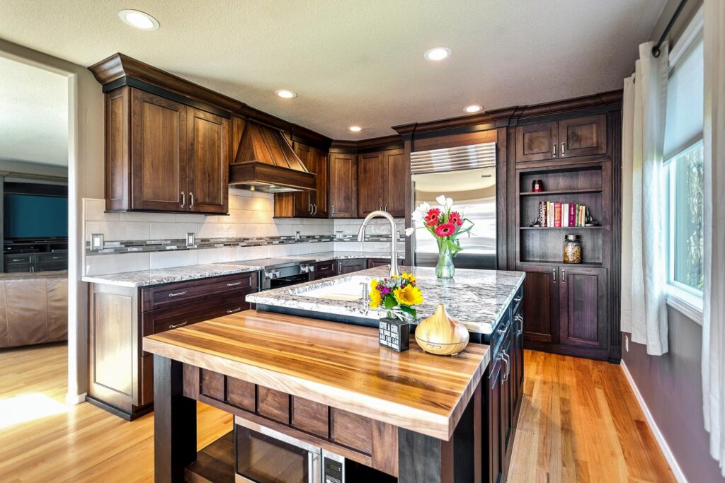 Kitchen remodeled by Brown Building Contractors