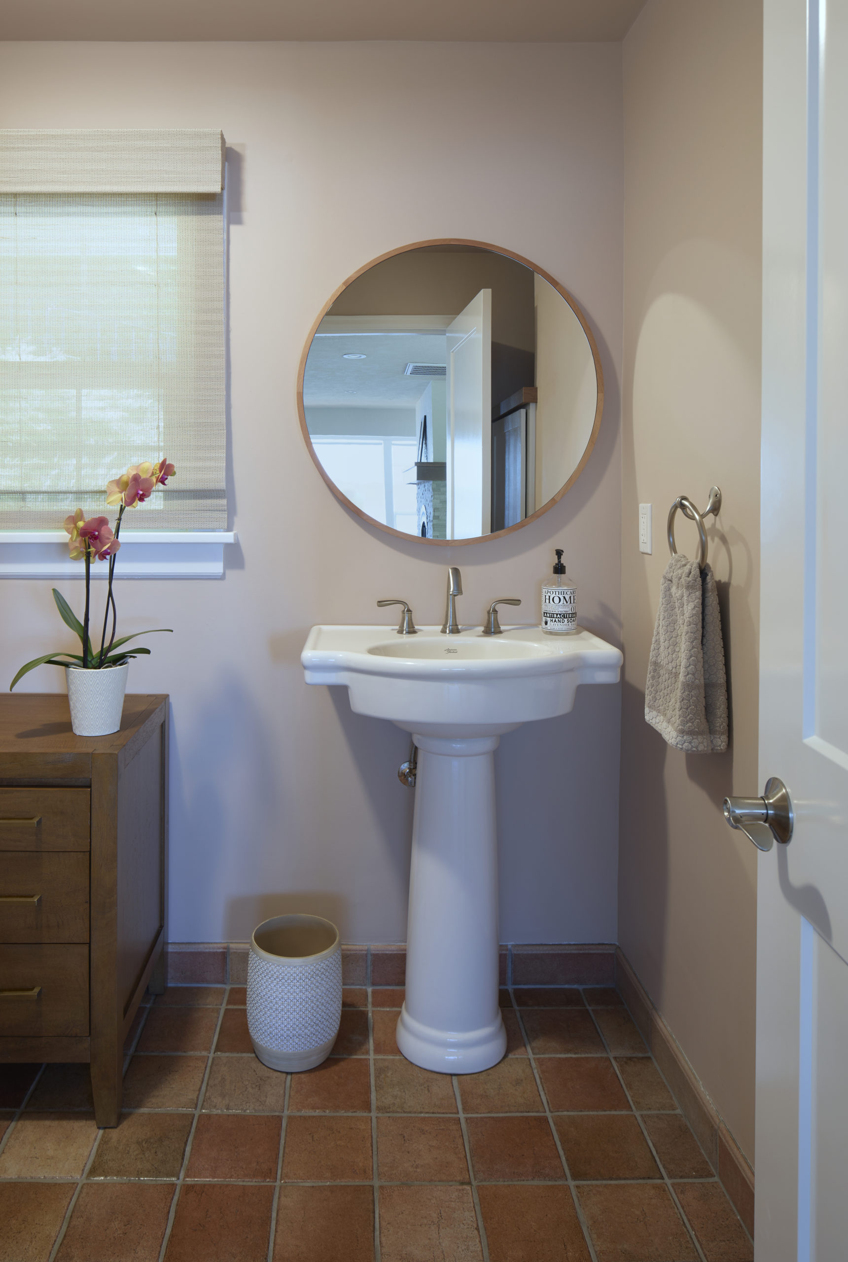 Master Bathroom Sink and Mirror.