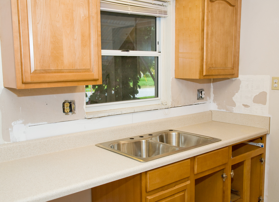 Remodeling kitchen cabinet