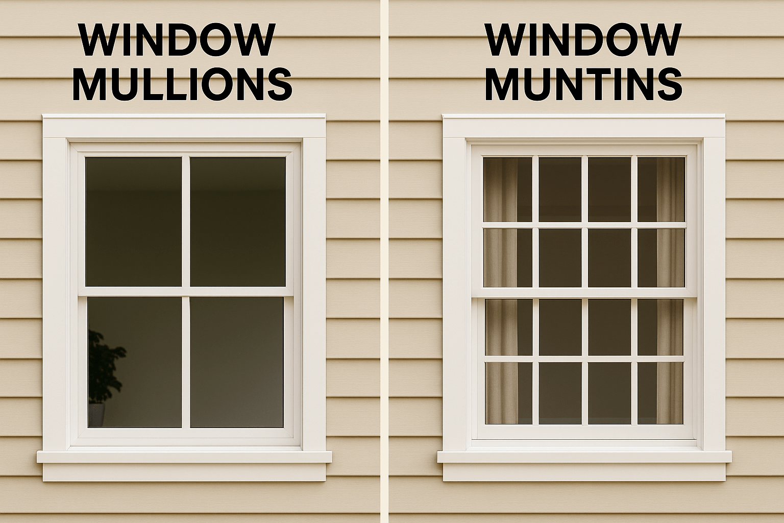 window muntins vs mullions