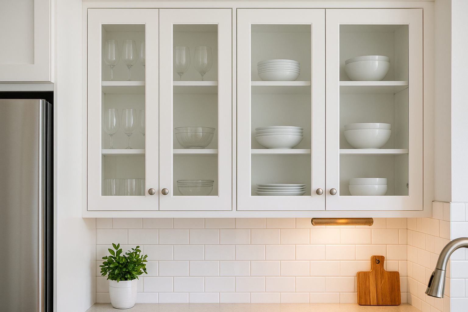 glass door kitchen cabinet ideas