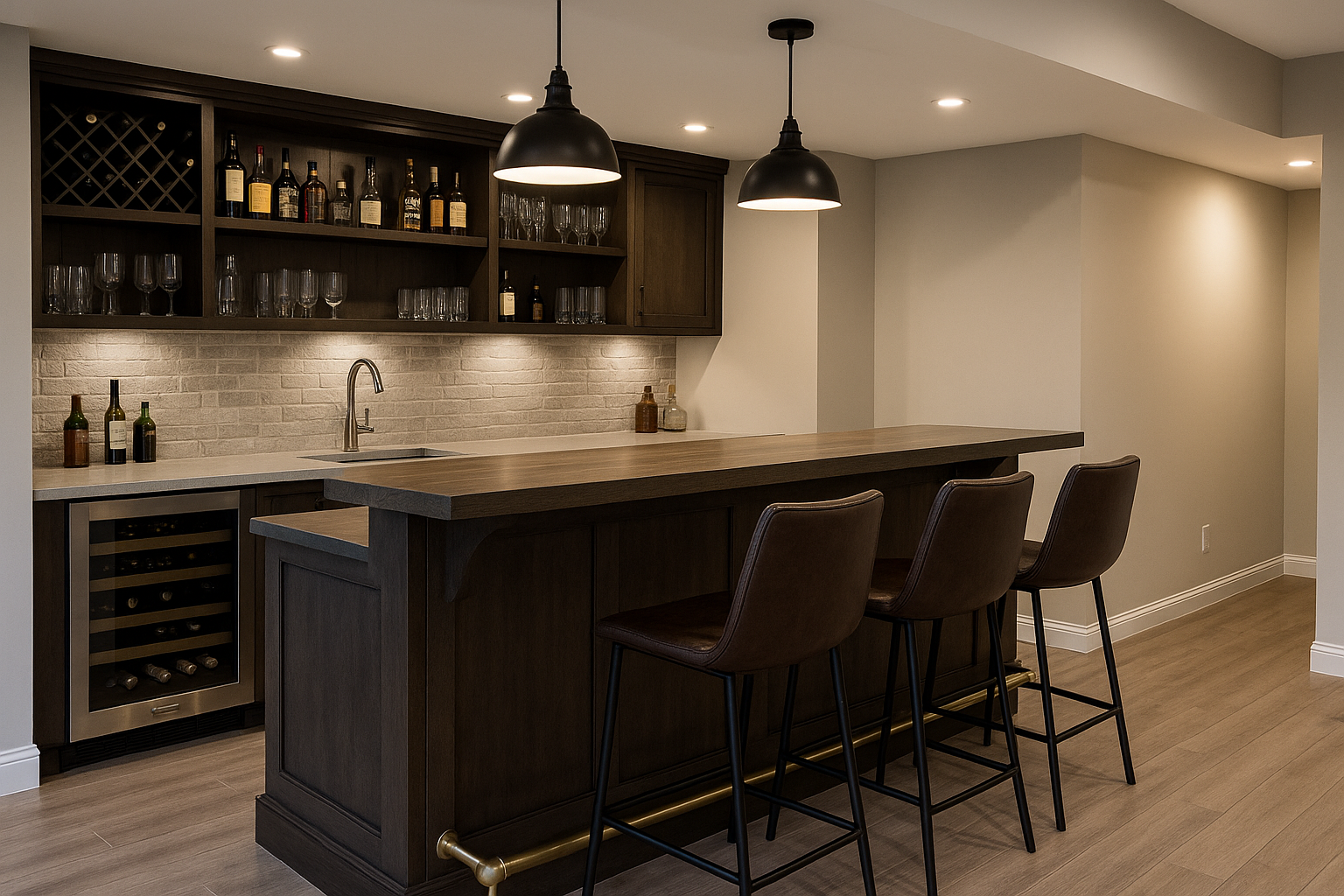 small basement bar ideas